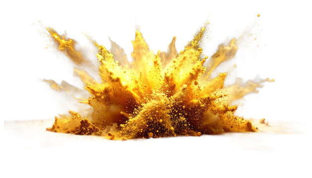 Luxuri&ouml;se Goldstaub Explosion Overlay