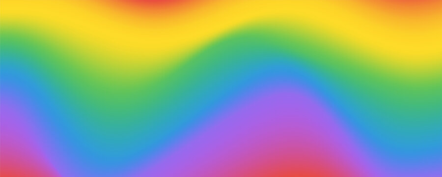 Pride Gradient Background with LGBTQ Pride Flag Colours