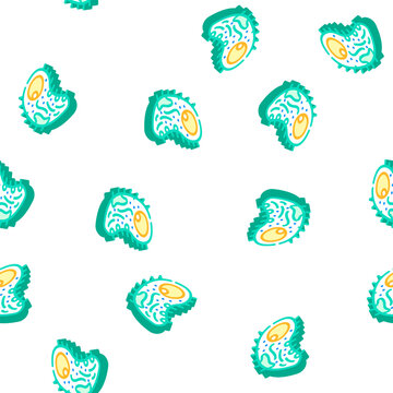 bacteria biogas isometric seamless pattern. bacteria biogas sign illustration