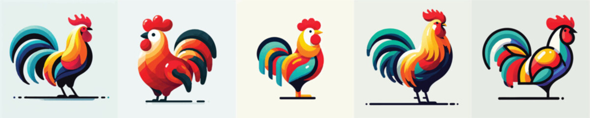 Rooster Vector Illustration © Fajar