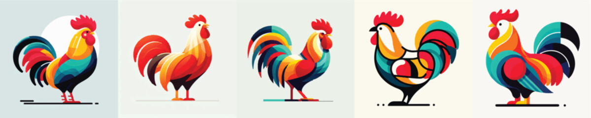 Rooster Vector Illustration © Fajar