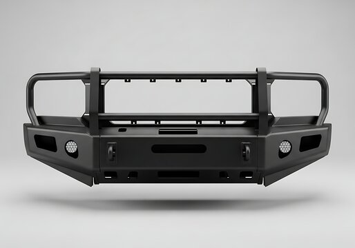 Front steel bull bar bumper for offroad vehicle