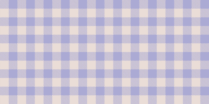 Lavender gingham check pattern with subtle diagonal texture forming seamless pastel background ideal for textile wallpaper wrapping paper nursery decor branding and creative project