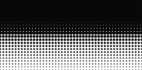 Abstract black and white halftone dots gradient transition vector background texture for modern pop art comic book design.Abstract black and white halftone dots gradient transition vector background t © Snowar