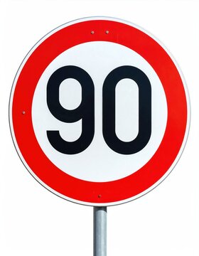 Speed limit sign