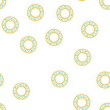 inflatable sofa for pet vector seamless pattern inflatable sofa for pet sign illustration
