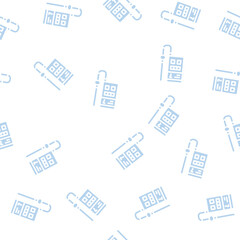 Fototapeta premium soil analyzer device glyph vector seamless pattern. soil analyzer device signthin illustration