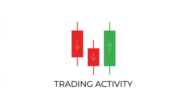 Crypto Forex and Stock Market Candlestick Pattern Symbol Vector Illustration