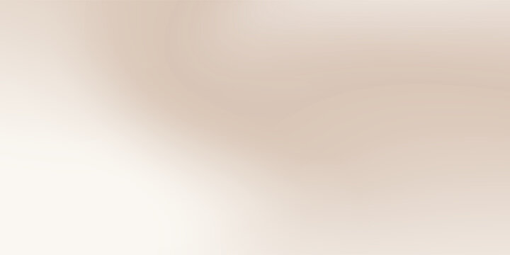Subtle beige gradient background. Rough neutral liquid wallpaper. Universal nude color texture for banners, flyers, and presentations. Blurred abstract background cover. Vector illustration.