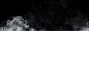 Fototapeta premium Soft white smoke vapors drifting against dark background with background abstract atmospheric ethereal movement billowing translucent contrast cinematic backdrop creative artistic darkness