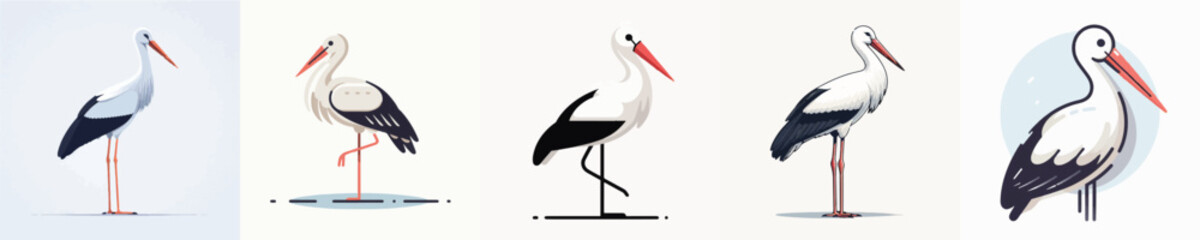 Fototapeta premium Stork bird