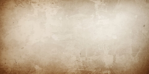 Fototapeta premium Old Grunge Paper Texture Background with Vintage Aged Parchment Brown Antique Dirty Blank Page Design