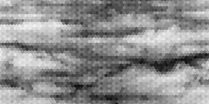 Black and white multi polygons texture