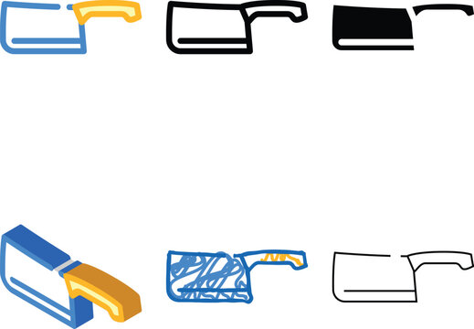 firebox knife color icon vector. firebox knife sign. isolated symbol variations illustration