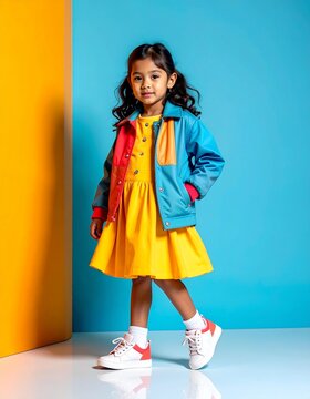 Knallbunte Streetstyle-Kindermode