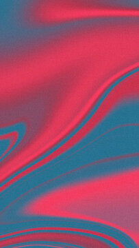 Vertical red and teal fluid marble background for mobile wallpaper and banner design