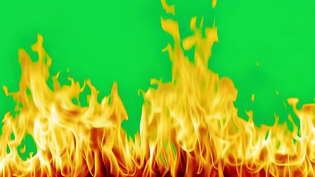 Vertical Spark Shower Green Screen Effect