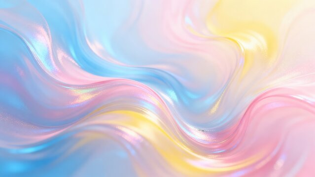 Colorful fluid abstract pattern
