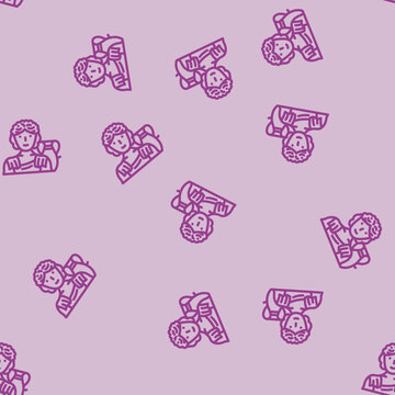 dionysus greek god ancient line seamless pattern dionysus greek god ancient thin line illustration