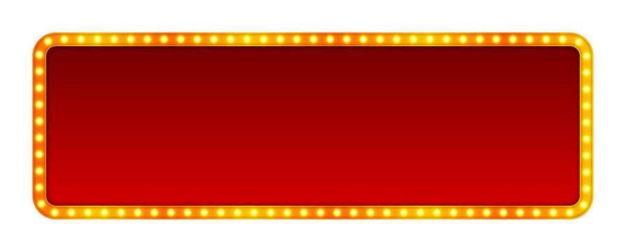 Cinematic Light Bulb Sign ratio 3;1