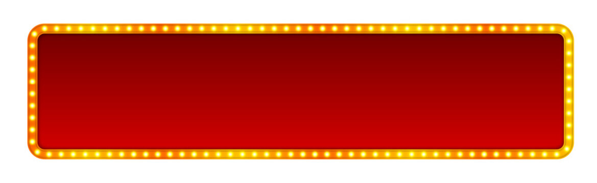 Cinematic Light Bulb Sign ratio 4;1