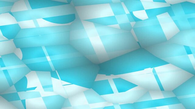 Abstract blue and white geometric pattern background
