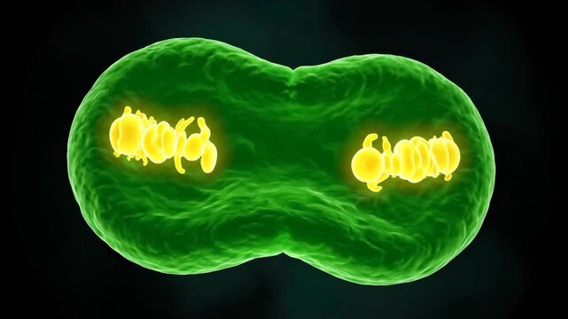 3D Animation of Mitosis: Cell Division and Chromosome Separation