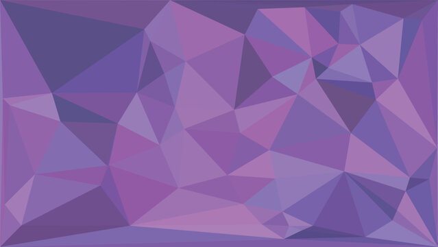 Vibrant purple low poly geometric background with abstract triangular shapes for web design