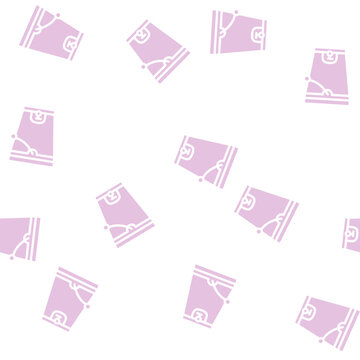 composting bucket glyph vector seamless pattern. composting bucket signthin illustration