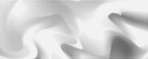 Fototapeta premium Flowing dots particles wave pattern 3D curve halftone black gradient curve shape isolated on white background. Vector in concept of technology, science, music, modern