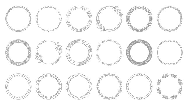 Collection of various metal rings.