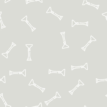 stethoscope tool line seamless pattern stethoscope tool thin line illustration