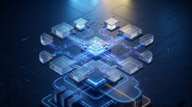 Microservices Architecture Connected Through API Gateway