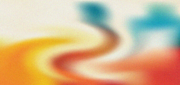 Colorful abstract swirl on white background