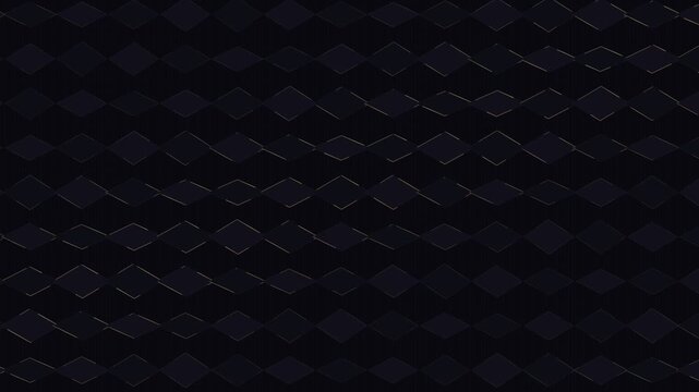 Elegant dark geometric pattern with gold light highlights