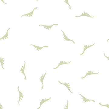 pliosauroids dinosaur glyph vector seamless pattern. pliosauroids dinosaur signthin illustration