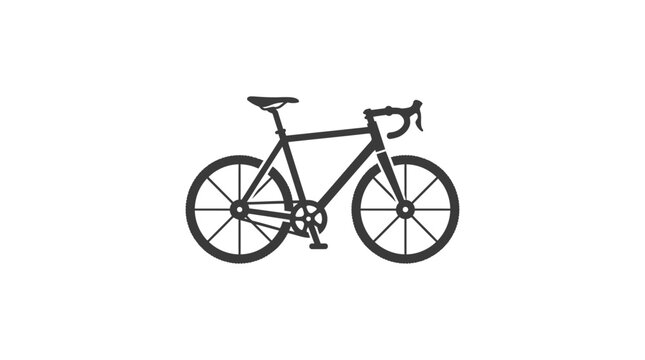Road bike bicycle with wheels.
