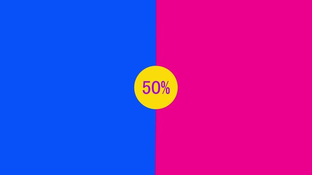 Science Loading white Circle Ring on black background. 100 in the loading ring. Loading Transfer Download Animation from zero to one hundred percent. Circle .4 k video