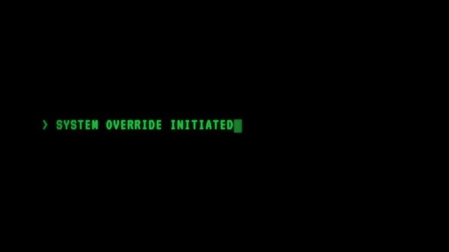 Vintage Computer Terminal System Override Boot Sequence