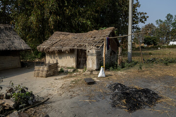 Traditional Terai House in Rural Nepal © Sanoyatra
