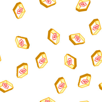 refractory brick isometric seamless pattern. refractory brick sign illustration