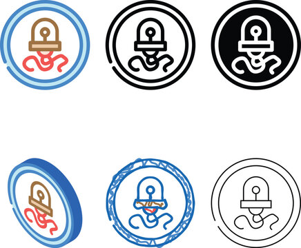 nanorobot electronic device color icon vector. variants nanorobot electronic device sign. isolated symbol illustration