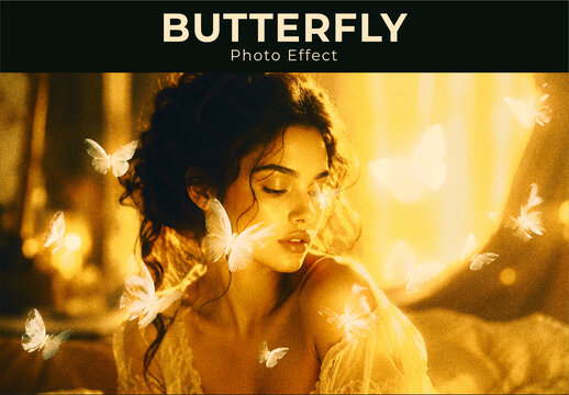 Butterfly Photo Effect