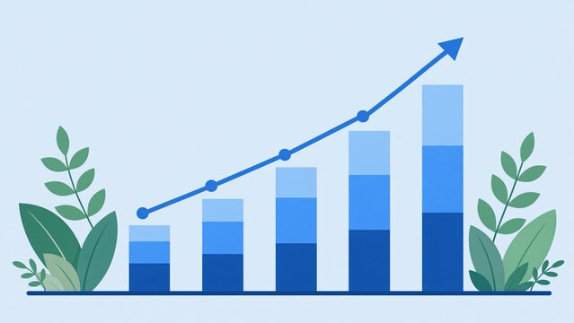 Growth Chart with Plants