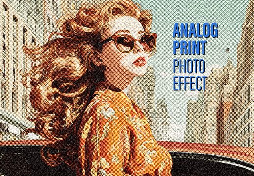 Analog Print Photo Effect