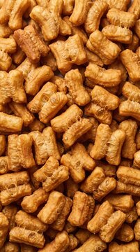 deep fried dough stick patongko thai street food breakfast crunchy snacks background