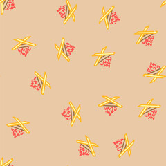 foldable fire pit glamping vector seamless pattern foldable fire pit glamping sign illustration © sevector