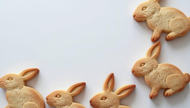 うさぎの形のクッキー