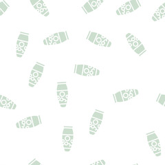 Fototapeta premium lava lamp glyph vector seamless pattern. lava lamp thin illustration