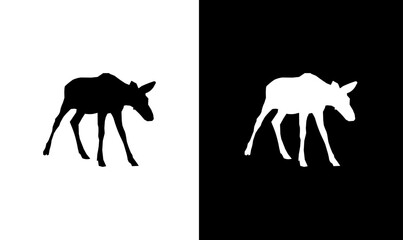 donkey silhouette vector illustration, animal silhouette vector illustration, horse, donkey, dog, silhouette, silhouettes, black, white, art, design, symbol, mammal, nature, running, animal, vector,  © SUMAIRA